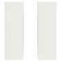 Soportes para Plantas de Exterior Pilar 2 pcs Blanco 24x24x75 cm Acero de , Soportes para macetas - Ref: Foro24-865821, Preci...