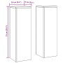 Soportes para Plantas Exteriores Pilar 2 pcs Antracita 24x24x75 cm Acero de , Soportes para macetas - Ref: Foro24-865822, Pre...