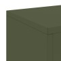 Soportes para Plantas Exteriores  Pilar 2 pcs Verde Oliva 24x24x75 cm Acero | Foro24.es | Tu tienda online para hogar, jardín y más Foro24.es