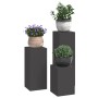 Soportes de Plantas de Exterior Pilar 3 pcs Acero Negro de , Soportes para macetas - Ref: Foro24-865827, Precio: 89,70 €, Des...