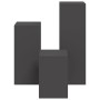 Soportes de Plantas de Exterior Pilar 3 pcs Acero Negro de , Soportes para macetas - Ref: Foro24-865827, Precio: 89,70 €, Des...