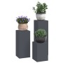 Soportes para Plantas de Exterior - Set de 3 de Acero Antracita de , Soportes para macetas - Ref: Foro24-865829, Precio: 94,2...