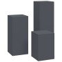 Soportes para Plantas de Exterior - Set de 3 de Acero Antracita de , Soportes para macetas - Ref: Foro24-865829, Precio: 94,2...