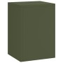 Soportes de Plantas para Exterior Juego de 3 Verde Oliva Acero de , Soportes para macetas - Ref: Foro24-865830, Precio: 94,21...