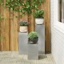 Conjunto de 3 Soportes de Plantas de Exterior de Acero Galvanizado de , Soportes para macetas - Ref: Foro24-865832, Precio: 7...