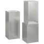 Conjunto de 3 Soportes de Plantas de Exterior de Acero Galvanizado de , Soportes para macetas - Ref: Foro24-865832, Precio: 7...