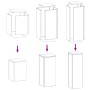 Conjunto de 3 Soportes de Plantas de Exterior de Acero Galvanizado de , Soportes para macetas - Ref: Foro24-865832, Precio: 7...