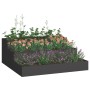 Macetero de jardín  de 3 niveles 90x90x35 cm en acero negro | Foro24.es | Tu tienda online para hogar, jardín y más Foro24.es