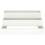 Macetero de Jardín  3 Niveles 90x90x35 cm Blanco Acero | Foro24.es | Tu tienda online para hogar, jardín y más Foro24.es