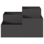 Macetero de jardín 80x80x48 cm Acero Negro de , Maceteros y jardineras - Ref: Foro24-865841, Precio: 119,34 €, Descuento: %