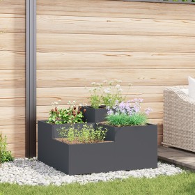 Macetero de Jardín 80x80x48 cm Acero Antracita de , Maceteros y jardineras - Ref: Foro24-865843, Precio: 131,66 €, Descuento: %