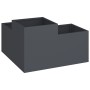 Macetero de Jardín 80x80x48 cm Acero Antracita de , Maceteros y jardineras - Ref: Foro24-865843, Precio: 131,66 €, Descuento: %