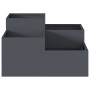 Macetero de Jardín 80x80x48 cm Acero Antracita de , Maceteros y jardineras - Ref: Foro24-865843, Precio: 131,66 €, Descuento: %