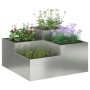 Macetero para jardín 80x80x48 cm de acero galvanizado de , Maceteros y jardineras - Ref: Foro24-865846, Precio: 104,62 €, Des...