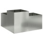 Macetero para jardín 80x80x48 cm de acero galvanizado de , Maceteros y jardineras - Ref: Foro24-865846, Precio: 104,62 €, Des...
