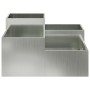 Macetero para jardín 80x80x48 cm de acero galvanizado de , Maceteros y jardineras - Ref: Foro24-865846, Precio: 104,62 €, Des...
