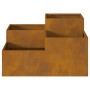 Macetero de Jardín 80x80x48 cm de Acero Resistente a la Intemperie de , Maceteros y jardineras - Ref: Foro24-865847, Precio: ...