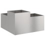 Macetero de Jardín  100x100x48 cm Acero Inoxidable | Foro24.es | Tu tienda online para hogar, jardín y más Foro24.es