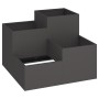Macetero de Jardín 80x80x60 cm Acero Negro de , Maceteros y jardineras - Ref: Foro24-865855, Precio: 137,36 €, Descuento: -5%%