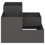 Macetero de Jardín 80x80x60 cm Acero Negro de , Maceteros y jardineras - Ref: Foro24-865855, Precio: 137,36 €, Descuento: -5%%