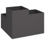 Macetero de Jardín 80x80x60 cm Acero Negro de , Maceteros y jardineras - Ref: Foro24-865855, Precio: 137,36 €, Descuento: -5%%