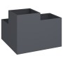 Macetero 80x80x60 cm de Acero Antracita de , Maceteros y jardineras - Ref: Foro24-865857, Precio: 143,71 €, Descuento: %