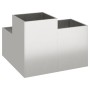 Macetero de jardín  80x80x60 cm de acero inoxidable | Foro24.es | Tu tienda online para hogar, jardín y más Foro24.es