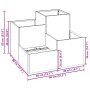 Macetero de jardín  80x80x60 cm de acero inoxidable | Foro24.es | Tu tienda online para hogar, jardín y más Foro24.es