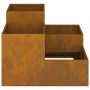 Macetero de Jardín 80x80x60 cm de Acero Resistente a la Intemperie de , Maceteros y jardineras - Ref: Foro24-865861, Precio: ...