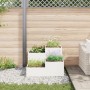 Macetero de jardín 100x100x60 cm Acero Blanco de , Maceteros y jardineras - Ref: Foro24-865863, Precio: 167,62 €, Descuento: %