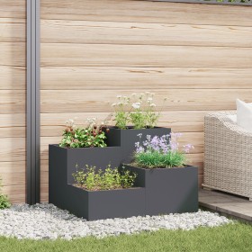 Jardinera 100x100x60 cm Antracita Acero de , Maceteros y jardineras - Ref: Foro24-865864, Precio: 183,05 €, Descuento: %