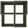 Plantador de jardín 100x100x60 cm Verde Oliva Acero de , Maceteros y jardineras - Ref: Foro24-865865, Precio: 166,51 €, Descu...