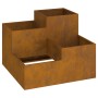 Jardinera 100x100x60 cm Acero envejecido de , Maceteros y jardineras - Ref: Foro24-865868, Precio: 151,69 €, Descuento: %