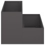 Macetero de Jardín - Acero Negro de 2 Niveles, 100x60x45 cm de , Maceteros y jardineras - Ref: Foro24-865869, Precio: 101,16 ...
