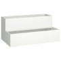 Macetero de 2 Niveles 100x60x45 cm Blanco de Acero de , Maceteros y jardineras - Ref: Foro24-865870, Precio: 105,74 €, Descue...