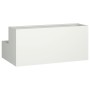 Macetero de 2 Niveles 100x60x45 cm Blanco de Acero de , Maceteros y jardineras - Ref: Foro24-865870, Precio: 105,74 €, Descue...