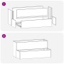Macetero de 2 Niveles 100x60x45 cm Blanco de Acero de , Maceteros y jardineras - Ref: Foro24-865870, Precio: 105,74 €, Descue...