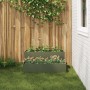 Macetero de jardín de 2 niveles 100x60x45 cm Verde oliva Acero de , Maceteros y jardineras - Ref: Foro24-865872, Precio: 105,...