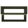 Macetero de jardín de 2 niveles 100x60x45 cm Verde oliva Acero de , Maceteros y jardineras - Ref: Foro24-865872, Precio: 105,...