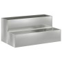 Macetero de Jardín en 2 Niveles , 100x60x45 cm, Hecho de Acero Galvanizado de , Maceteros y jardineras - Ref: Foro24-865874, ...