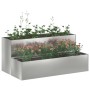 Macetero de Jardín en 2 Niveles , 100x60x45 cm, Hecho de Acero Galvanizado de , Maceteros y jardineras - Ref: Foro24-865874, ...