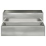 Macetero de Jardín en 2 Niveles , 100x60x45 cm, Hecho de Acero Galvanizado de , Maceteros y jardineras - Ref: Foro24-865874, ...