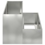 Macetero de Jardín en 2 Niveles , 100x60x45 cm, Hecho de Acero Galvanizado de , Maceteros y jardineras - Ref: Foro24-865874, ...