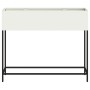 Plantador Elevado 100x26x82 cm Acero Blanco de , Maceteros y jardineras - Ref: Foro24-865877, Precio: 87,47 €, Descuento: %