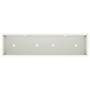 Plantador Elevado 100x26x82 cm Acero Blanco de , Maceteros y jardineras - Ref: Foro24-865877, Precio: 87,47 €, Descuento: %