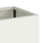 Plantador Elevado 100x26x82 cm Acero Blanco de , Maceteros y jardineras - Ref: Foro24-865877, Precio: 87,47 €, Descuento: %