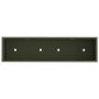 Jardinera Elevada 100x26x82 cm Verde Oliva Acero de , Maceteros y jardineras - Ref: Foro24-865879, Precio: 103,84 €, Descuent...