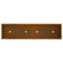 Macetero Elevado 100x26x82 cm Acero Envejecido de , Maceteros y jardineras - Ref: Foro24-865882, Precio: 84,23 €, Descuento: %