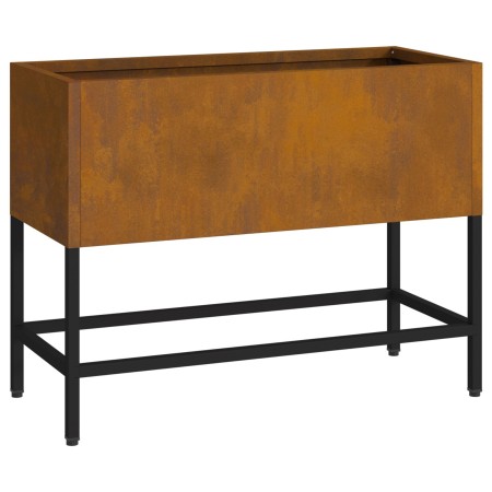 Macetero Elevado 60x26x45 cm de Acero envejido de , Maceteros y jardineras - Ref: Foro24-865889, Precio: 63,34 €, Descuento: %