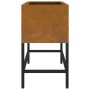 Macetero Elevado 60x26x45 cm de Acero envejido de , Maceteros y jardineras - Ref: Foro24-865889, Precio: 63,34 €, Descuento: %